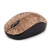 Bling Dazzling 2.4GHz Wireless Silent Mouse Covered with Rhinestone Crystal,