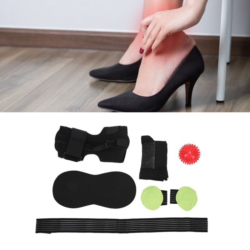 Plantar Fasciitis Night Splint Adjustable Improve Pain 2 Aluminum Bars