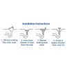 Disposable Floor Drain Strainers - 20 Pack (3")
