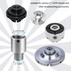 DEEFIINE Woodworking Lathe Headstock Spindle Adapter Convert 1-1/4''X8TPI to 1''X8TPI