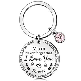 QMVMV Mum Gifts Mum Keyring from Daughter Son Christmas Birthday Thanksgiving Mother's Day Present Mum Gift for Mother Mama Mummy Keychain