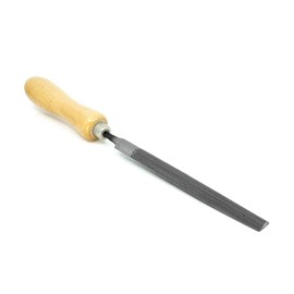 Benchmark Abrasives 6" Bastard Cut Half Round Hand File, Hardened Steel File, for Filing Metal, Sharpening Tools, Copper, Plastic, Hardwood, Metalworking Woodworking (6")