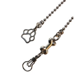Paw Print Dog Bone Light Fan Pull Chain Ball Chain Extender Replacement