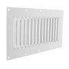 Gatuida Stainless Steel Air Vent Cover Durable Louvered Extractor Fan