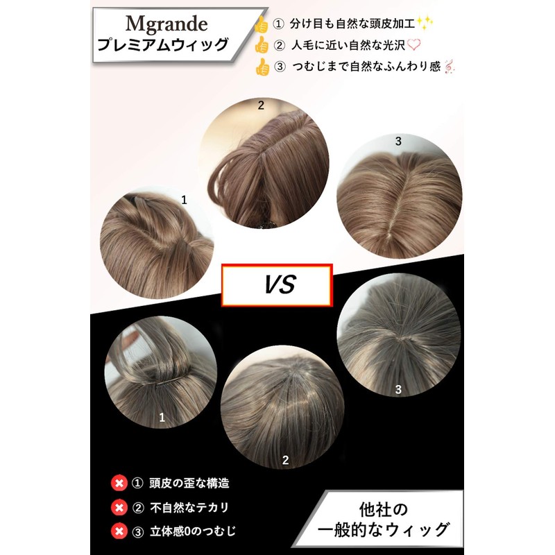 M Grande Basic Line Wig, (Created by Top Stylist), 6-Piece
