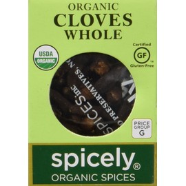 SPICELY Organic Whole Cloves, 0.15 OZ