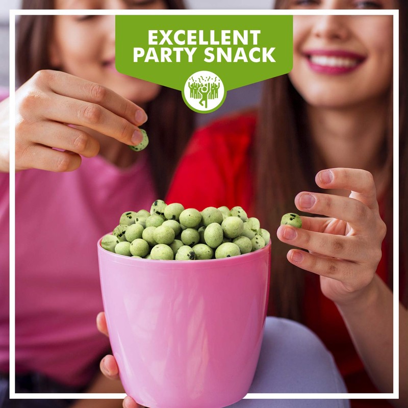 Wasabi Coated Peanut - 12 Ounce - Premium Arare Rice