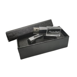 High Speed 128GB USB 3.0 Flash Drive, Nuestra Boda Crystal USB Memory Stick Pen Drive for Wedding Gift, Fast USB Storage Memory Pendrive for Photo/Videos (128, GB)