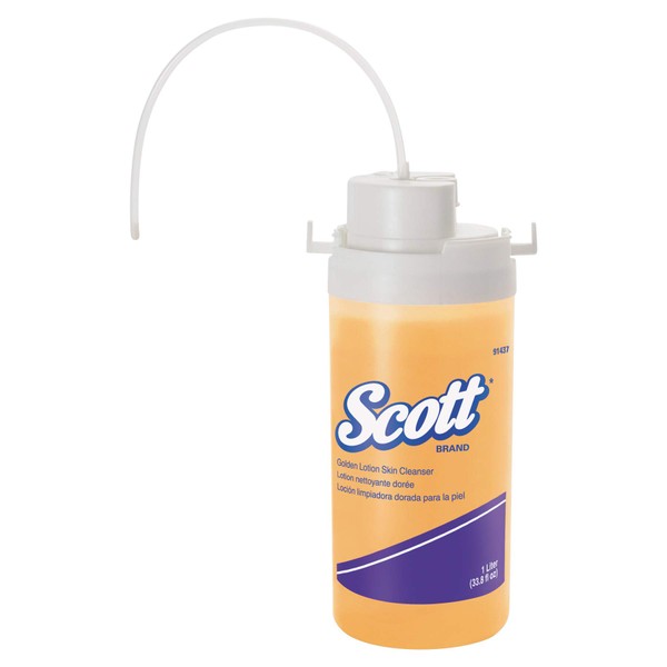 Scott 91437 Golden Lotion Skin Cleanser, Citrus Fragrance, 1000 ml (Case of 3)