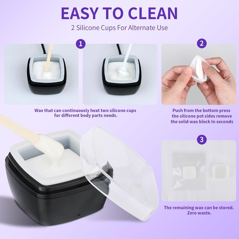 Nose Wax Kit Men, Nose Ear Hair Waxing Kit 100g