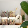 Spring Birds Pillow Covers 18x18, Art Birds Pillow Case, Summer