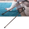 Folding Elbow Crutch Height Adjustment Non Slip Aluminum Alloy Forearm