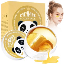 Pack of 60 Eye Pads Against Wrinkles, Eye Pads Against Dark Circles, Algae Extract, Eye Pads Against Bags and Wrinkles, Eye Mask, Gel Eye Pads for Women/Men