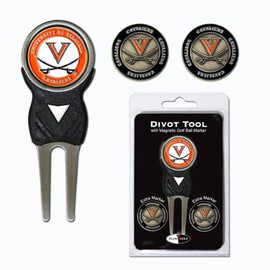 University of Virginia Golf Three Double Sided Ball Markers w/D