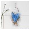 FuninCrea Dream Catcher, Half Circle Moon Dream Catchers with Feathers
