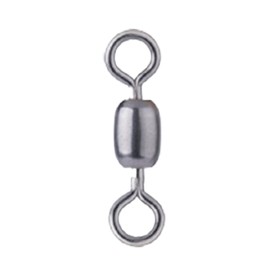 BKK Crane Swivel-62 Stainless Steel Black Predatory Fish Swivel for Spin Fishing & Sea Fishing Size 8 / 36 kg / Pack of 10