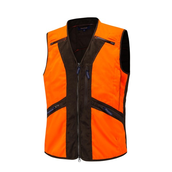 Full mundur Atenze Blaze Orange Camo Hunting Vest Jacket for