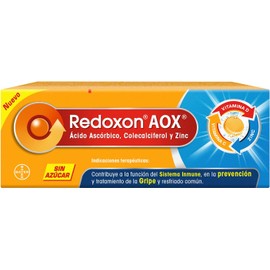 Redoxon AOX Multivitamin with Vitamin C, Vitamin D and Zinc, 10 Effervescent Tablets, Orange Flavor
