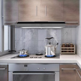 USGF2390CF 30 Inch Under Cabinet Range Hood Kitchen Cook Vent 230CFM Black LED Light