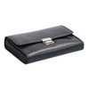 Louana Men's Leather Waiters Wallet 17 x 10 cm Black
