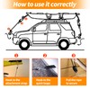 Mind and Action Kayak Tie Down Straps,Quick Hood Loops Trunk
