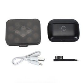 Bluetooth Earbuds Sound Amplifier Rechargeable 2 Use Aid Hearing Tool Headphones Black