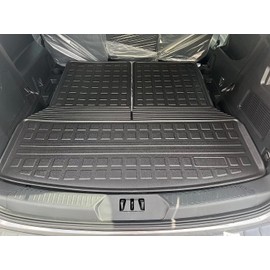 EACCESSORIES EA Cargo Liner - Trunk Mat for Ford Explorer 2020-2026 – Weather-Resistant Trunk Mats for Cars with Raised Lip – Non-Slip Car Rubber – Easy to Install – Laser Pre-Cut Design