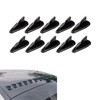 Flygun 10 PCS Car Shark Fin Tail Simulation Antenna, ABS