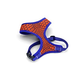 MORSO® Air Mesh breathable harness for small dogs, blue andancione, size S