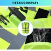 2-Pack Reflective Safety Vest for Men Women, High Visibility Security