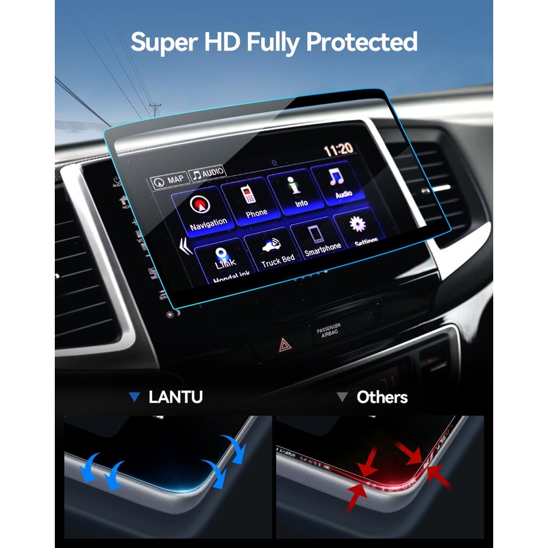 LANTU Car Screen Protector for 2016-2018 Honda Pilot Passort &