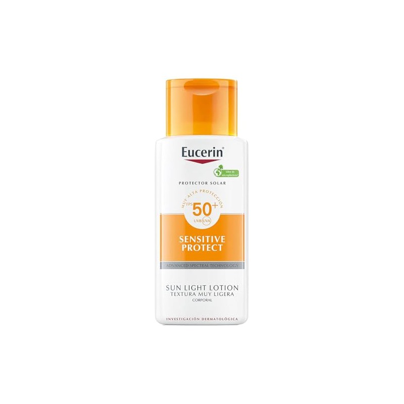 Eucerin - Protector Solar Fps 50+, Sensitive Protect, 150 Ml