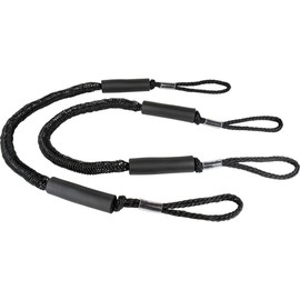Sea-Dog 306204-1 Bungee Dock Line - Extends 4' to 5.5', Black