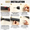 2 Rails 40" Picture Rail Hanging System with Roller Slider