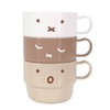 Kutsuwa MF751 Miffy Plastic Cup Set of 3, Made in