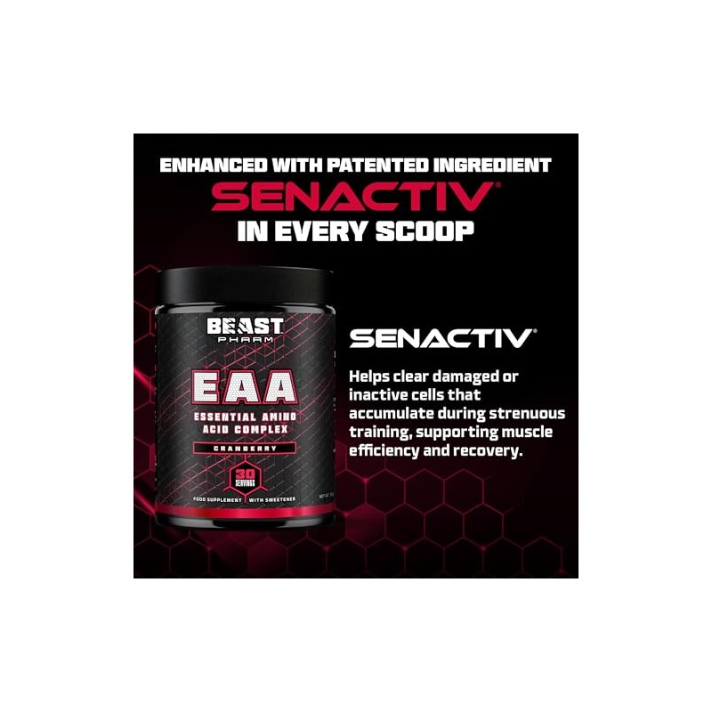 Beast Pharm EAA Essential Amino Acid BCAA Powder 30 Serving