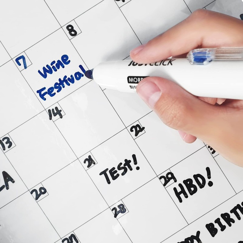 carrotez Retractable Dry Erase Markers, Low Odor Whiteboard Markers, Bullet