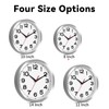 Roymnie Wall Clock Silent Non-Ticking Modern Clock Battery Operated 8