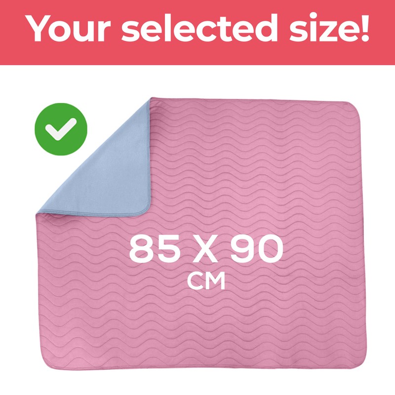Waterproof Incontinence Bed Pads 85 x 90 cm, Pack of