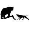 Bear Hound Decal – Bear Dog Hunting Decal – 1406