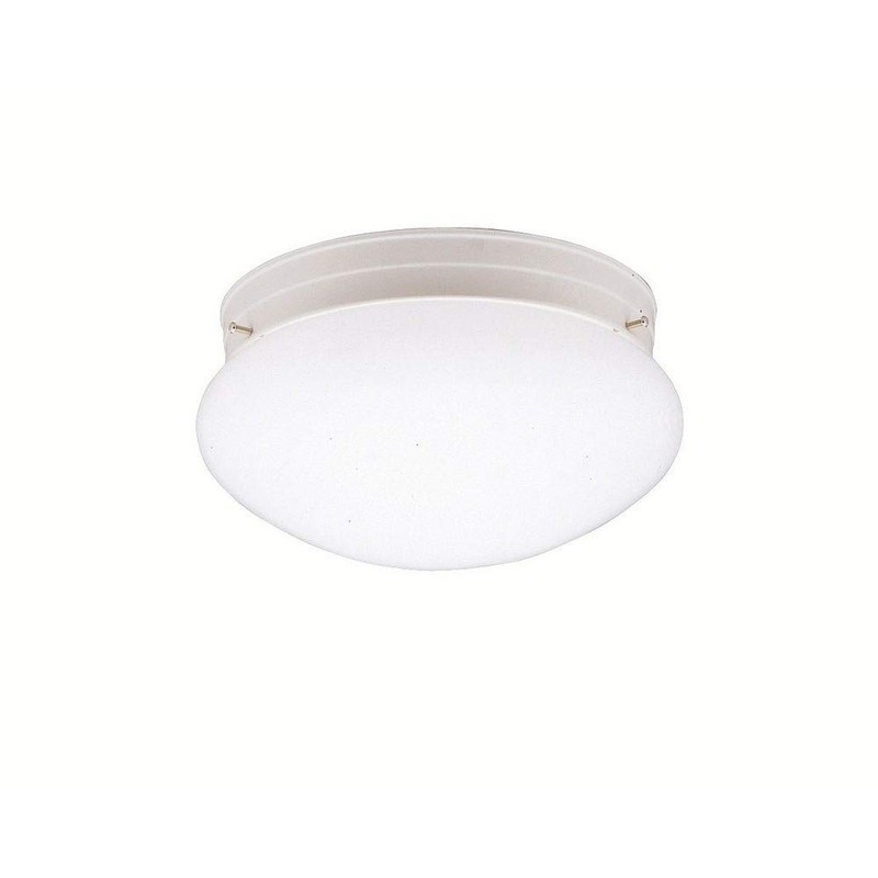 Kichler 208WH Ceiling Space Flush Mount 1-Light, White
