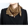 Eohak Women-Leopard-Print-Scarf Lightweight Chiffon Square Scarfs for Spring Summer Season