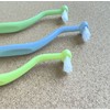 Pack of 4 Orthodontic Toothbrushes, Compact Interdental Spacing Brush for
