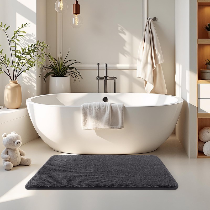 smiry Thick Memory Foam Bath Mat,40 x 60 cm,Extra Soft