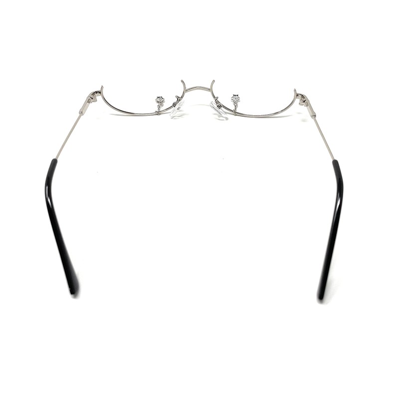 TOKYO GOODS MARKET Charm with No Lens Oval Half Rim