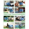Evaporative Air Cooler, Portable Air Conditioners With 10 Gallon Water