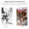 TOVINANNA 1pc Multi-compartment Acrylic Makeup Brush Storage Organizer for Vanity