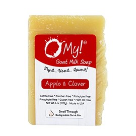 O My! Goat Milk Soap Bar 6oz | Made with Farm-Fresh Goat Milk | Free of Parabens & More | Handcrafted USA