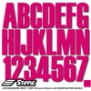 STIFFIE Uniline Berry 3" Alpha-Numeric Registration Identification Numbers Stickers Decals