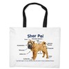 Merchandise for Fans Shopper / Beach Bag with Shar Pei